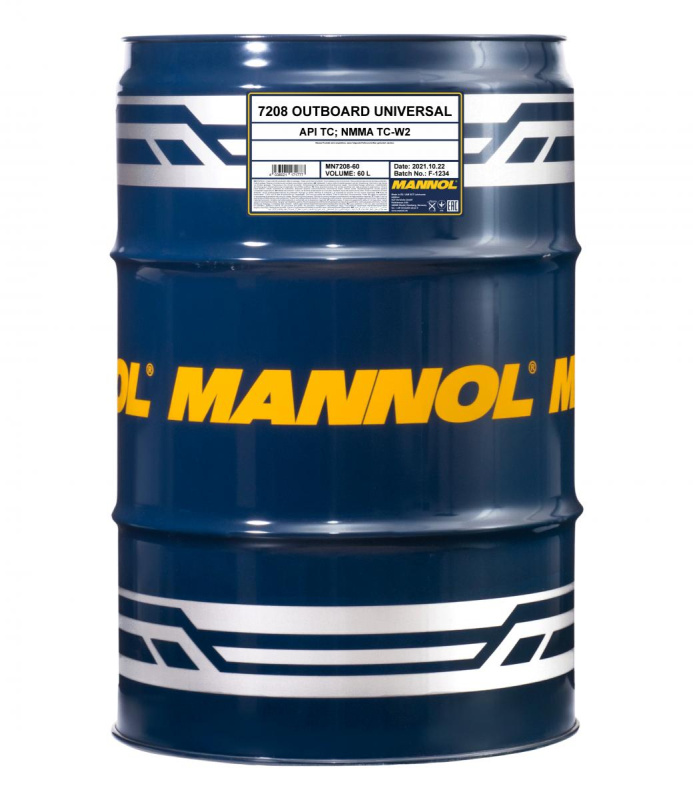 Моторное масло Mannol Outboard Universal 5W40 60л