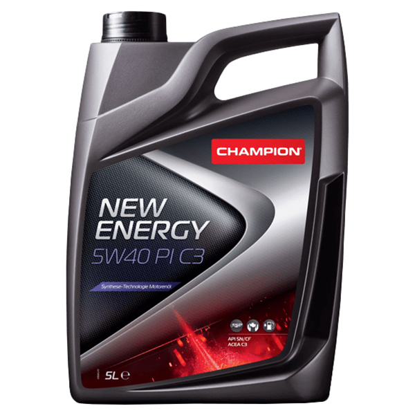 Моторное масло Champion синтетическое New Energy 5w40 Pi C3 5л
