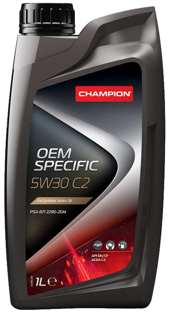 Моторное масло Champion синтетическое Oem Specific 5w30 C2 1л