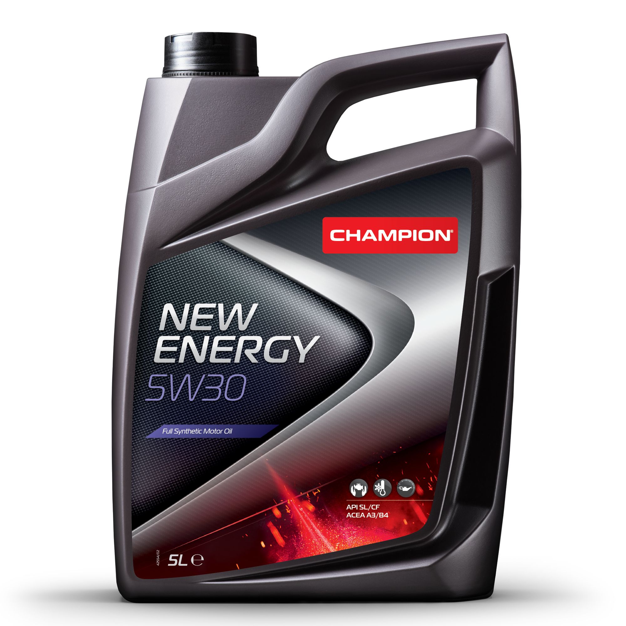 Моторное масло Champion синтетическое New Energy 5w30 5л