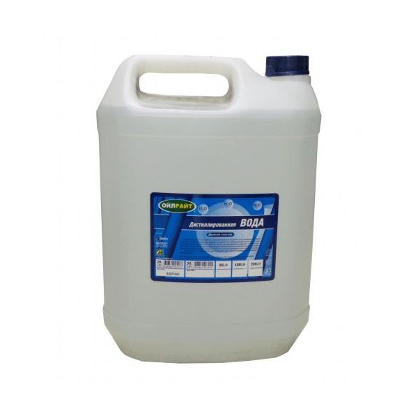 Вода Дистиллированная Oilright 20л 5516 OILRIGHT 5516
