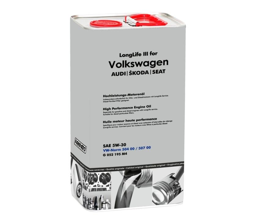Моторное масло Fanfaro VW Audi Skoda Set VAG 5W30 5л