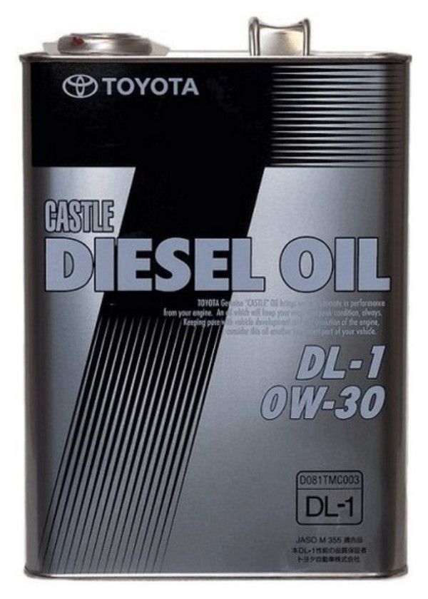Моторное масло Toyota Dl-1 0W30 4л
