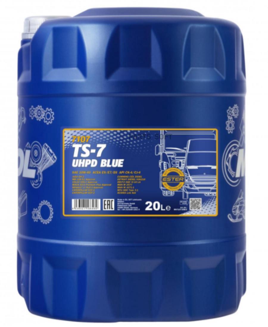 Масло TS-7 Blue 10w40 E6 20л. MANNOL MN710720