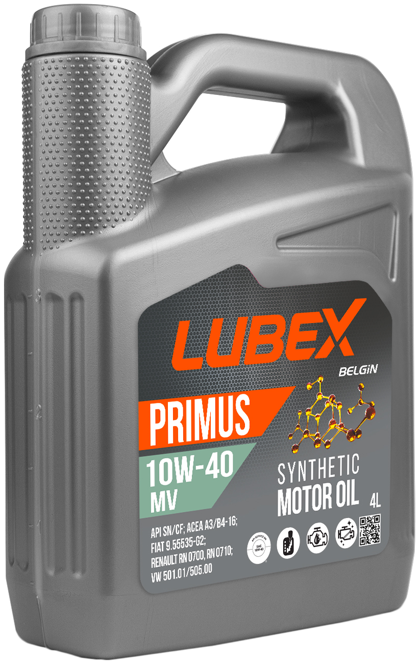 Моторное масло LUBEX PRIMUS MV 10W40 4л