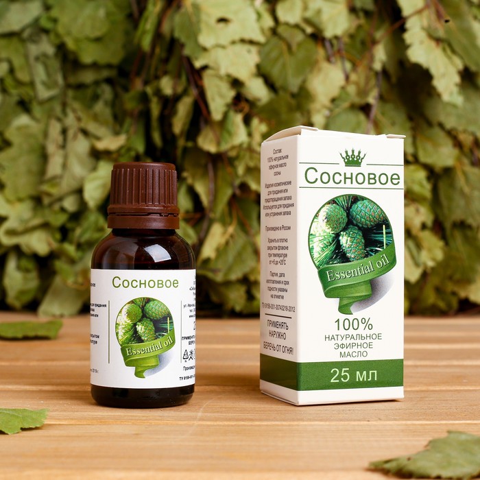 Аромамасло «Сосна» 25 мл, флакон-капельница, аннотация