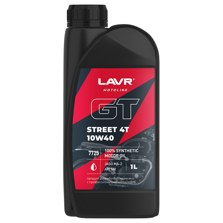 Моторное масло LAVR Gt Street 4t 1л