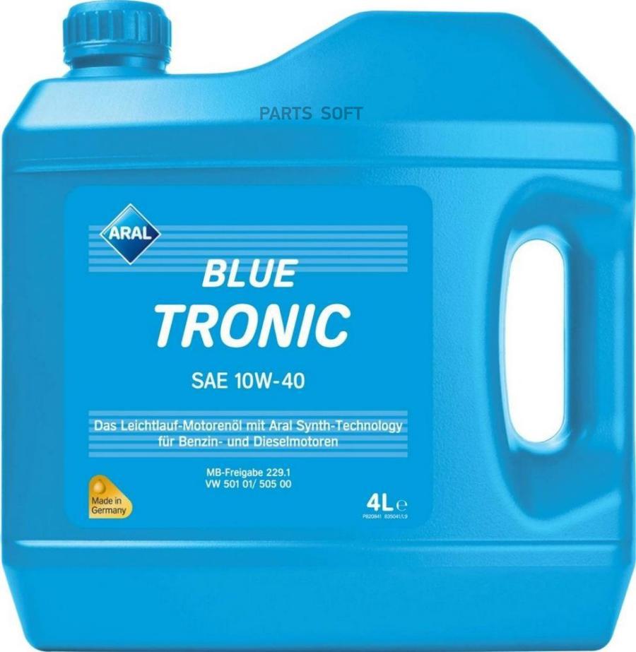 Моторное масло ARAL Bluetronic 10w40
