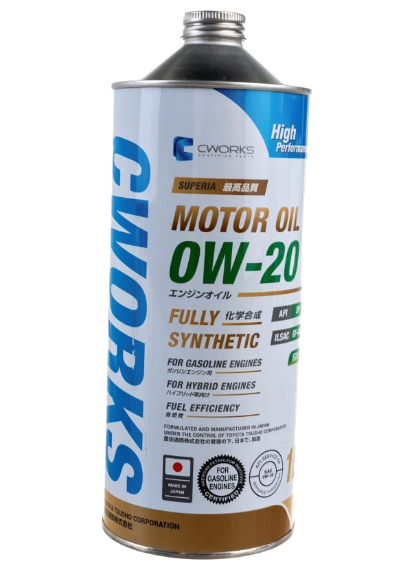 Моторное масло CWORKS 0W20 Sp/Gf-6A 1л