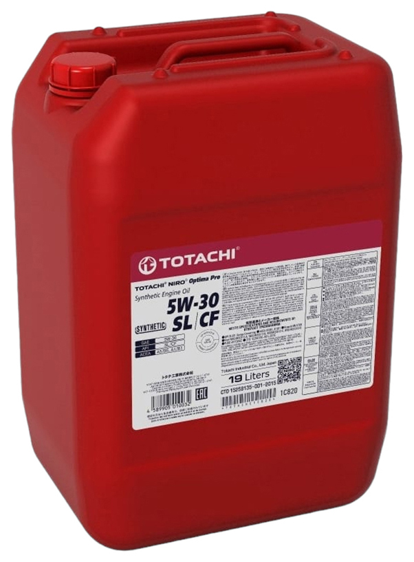 Моторное масло Totachi NIRO Optima PRO Synthetic 5W30 SL/CF 19л