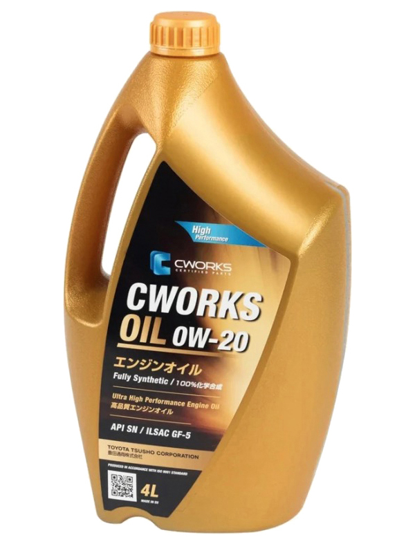 Моторное масло CWORKS 0W20 Gf-5 4л