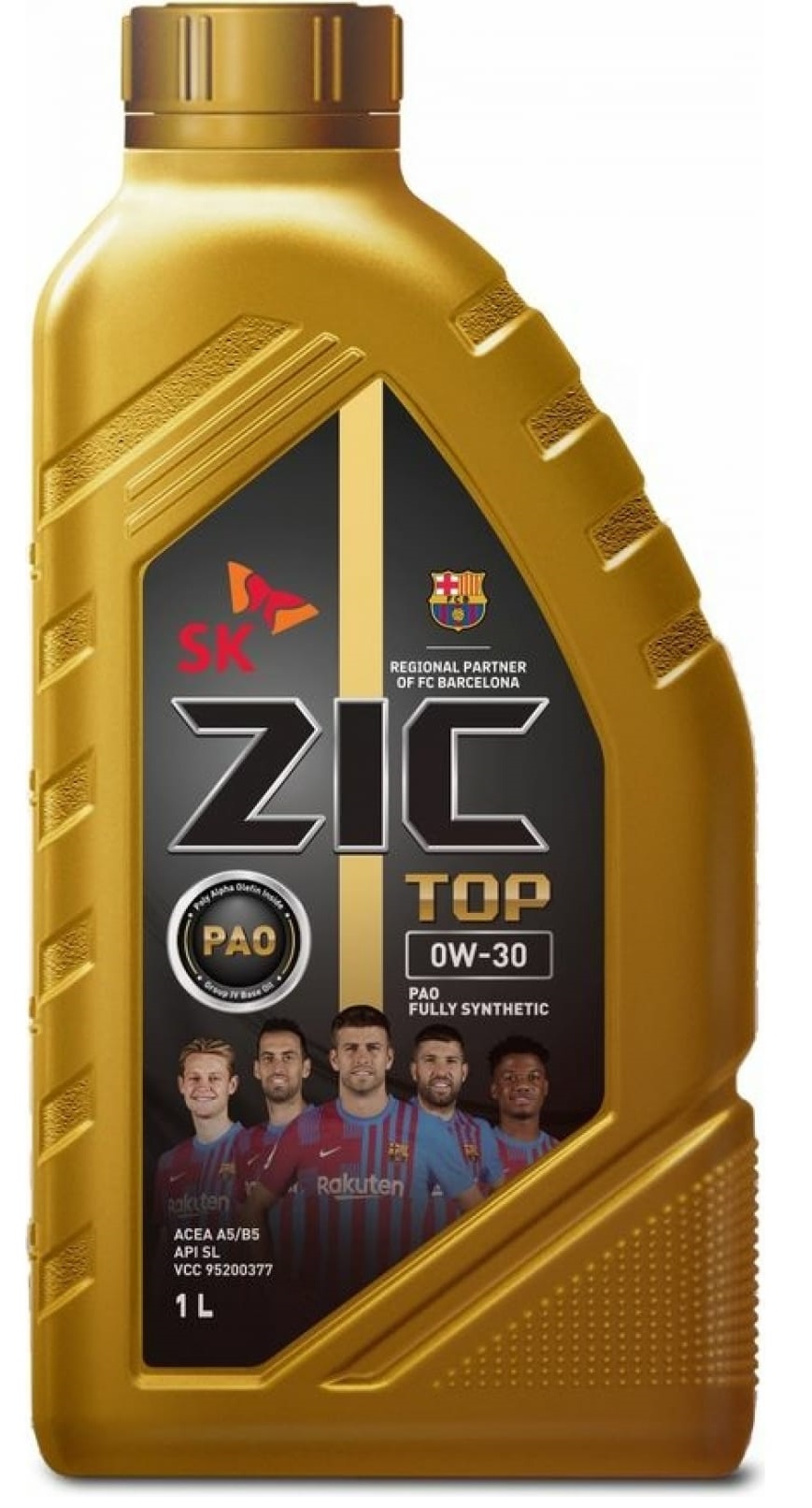 Zic Zic Top 0w30 (1l)_Моторное масло! Синтapi Sl, Acea A5/B5, Vcc 95200377