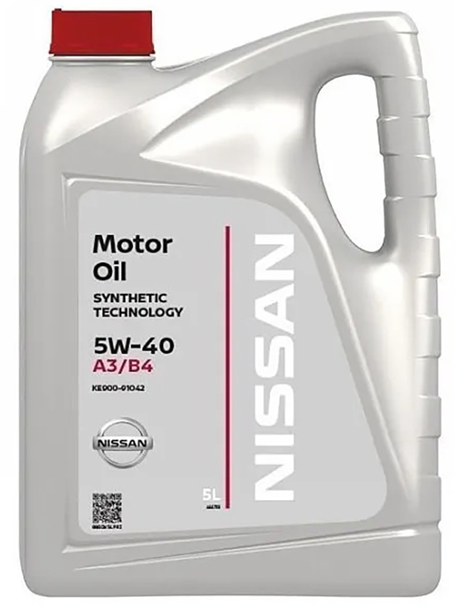 Моторное масло Nissan синтетическое 5w40 Fs A3/B4 5л
