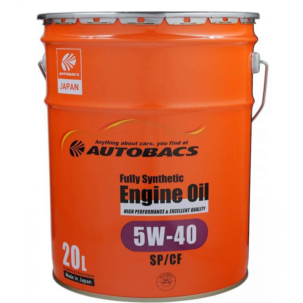 Моторное масло AUTOBACS Fully Synthetic 5W40 20л AUTOBACS - 1