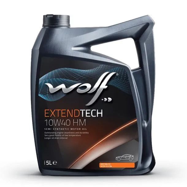 WOLF OIL Моторное масло EXTENDTECH 10W40 HM 5L