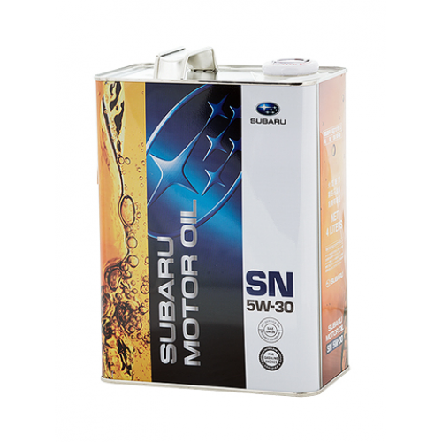 Моторное масло Subaru синтетическое 5W30 API SN 4л