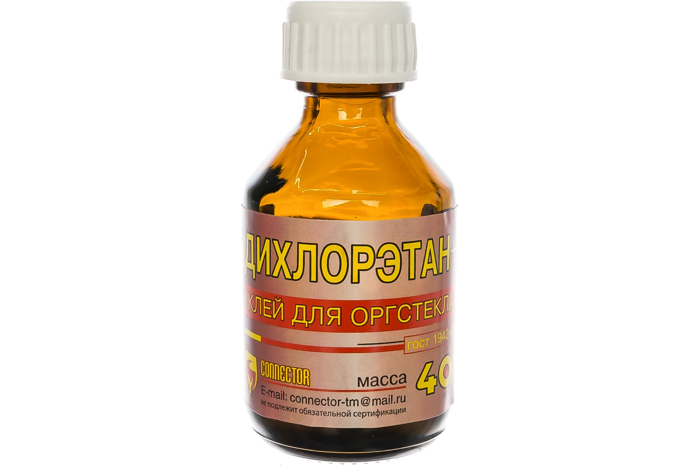 Клей Connector Дихлорэтан для пластмассы 40 г. DIX-40