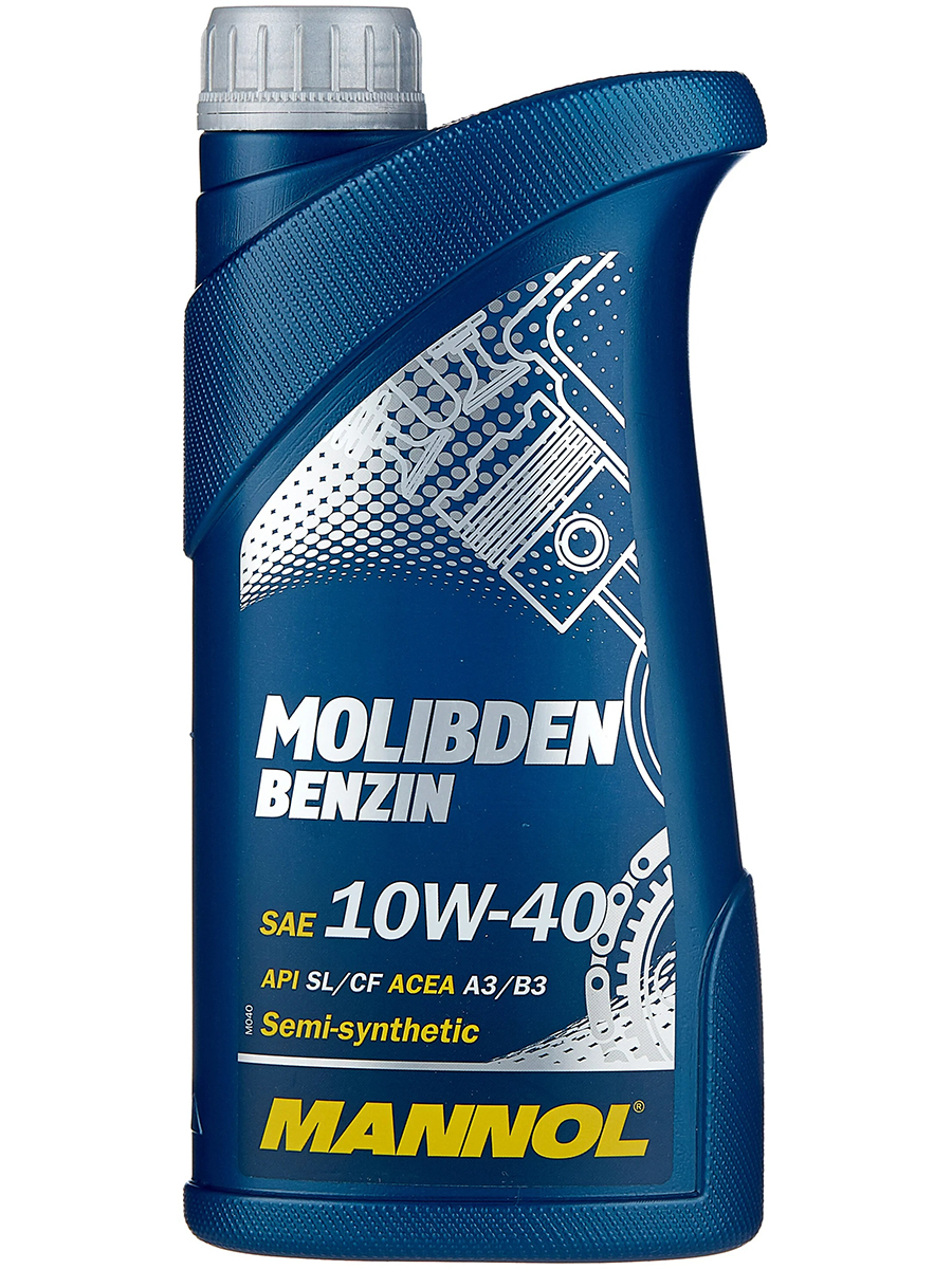 Моторное масло MANNOL полусинтетическое MOLIBDEN 10W40 1л