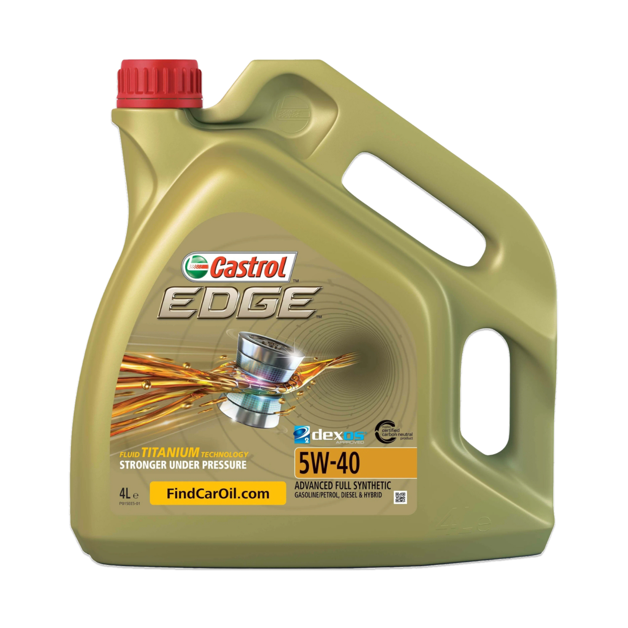 Моторное масло Castrol EDGE TITANIUM FST С3 EU синтетическое 5W40 4л