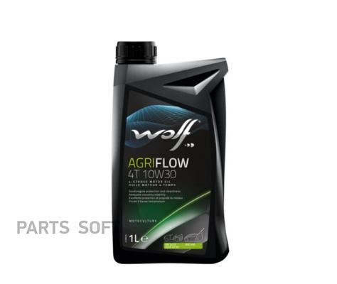Масло Моторное Agriflow 4T 10W30 1L Wolf 8309106