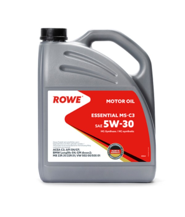 Моторное масло ROWE синтетическое 5w30 Essential MS-C3 SN/CF C3 5л