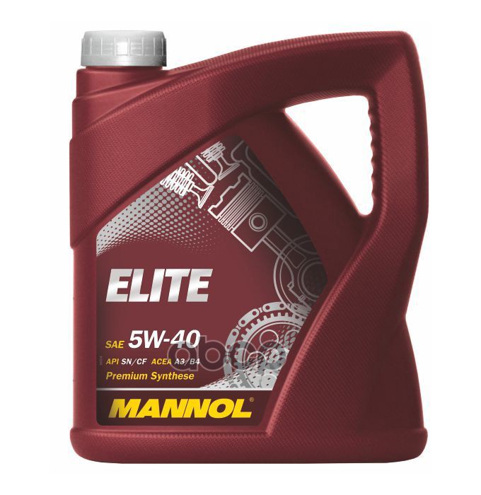 Масло Mannol 5/40 Elite Sn/Ch-4 Acea A3/B4 Синтетическое 4 Л Металл MANNOL арт. MN79034