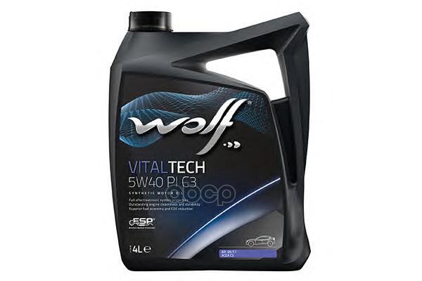 Wolf Моторное масло Vitaltech 5w40 Pi C3 4l