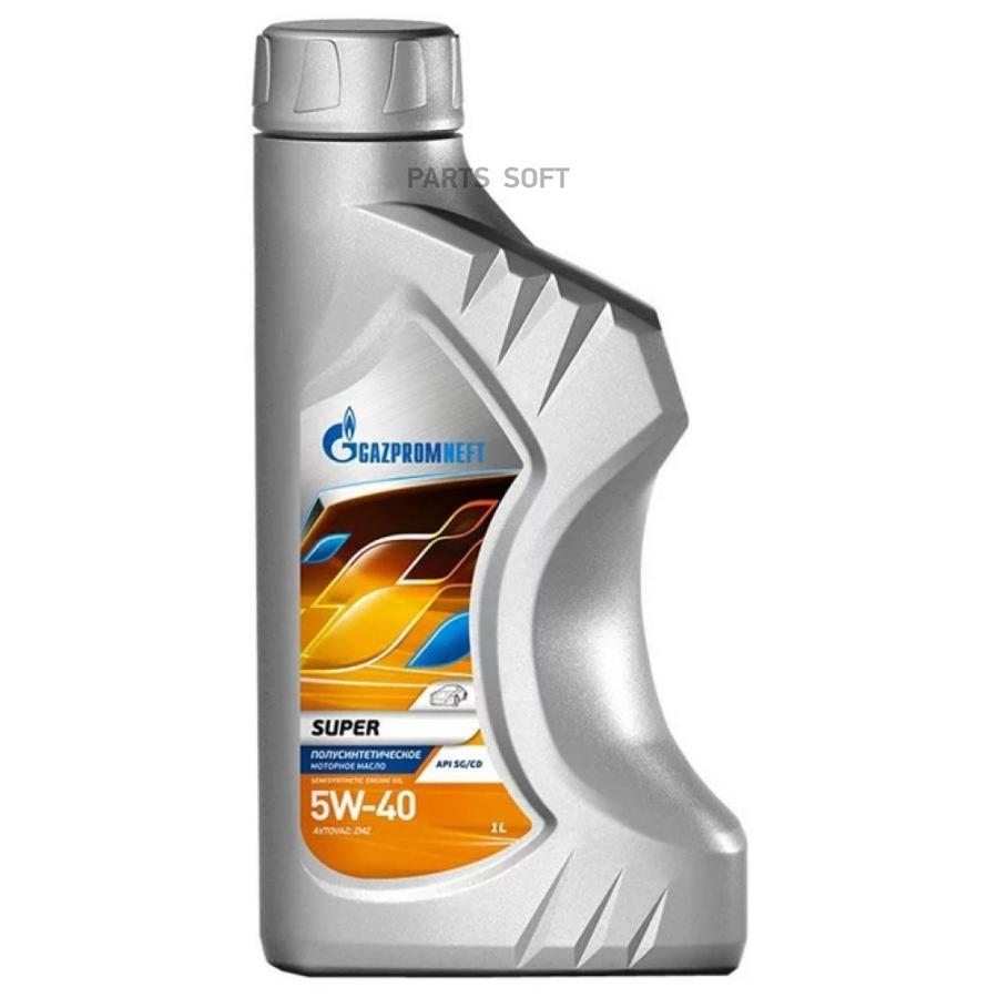 Моторное масло Gazpromneft полусинтетическое Super 5W40 1л