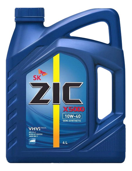 ZIC Масло моторное ZIC X5000 10W-40 полусинтетическое 4 л 162658