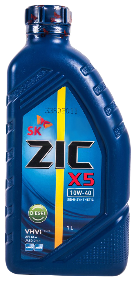 Моторное масло ZIC X5 Diesel 10W40 1 л