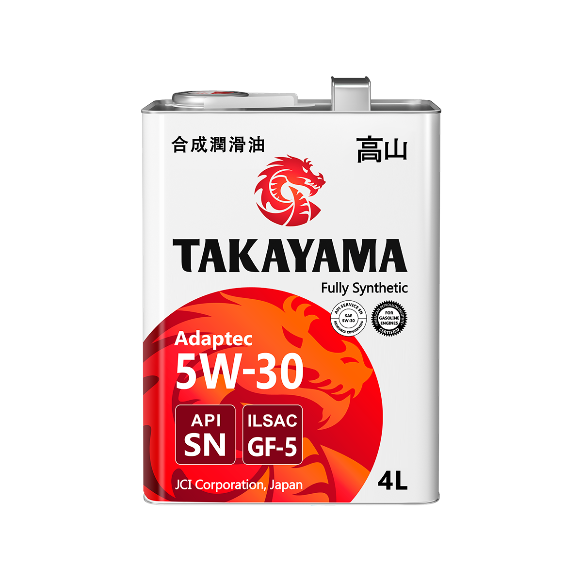 Моторное масло TAKAYAMA синтетическое Adaptec SAE 5W30 1л