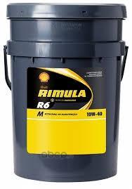 Моторное масло Shell синтетическое Rimulа R6 Lм 10W40 20л