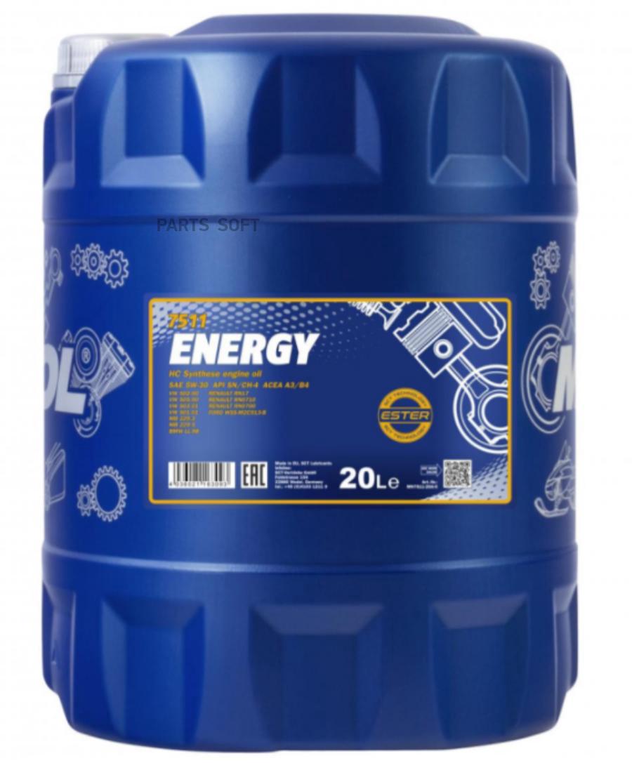 Синтетическое Моторное Масло MANNOL MN751120