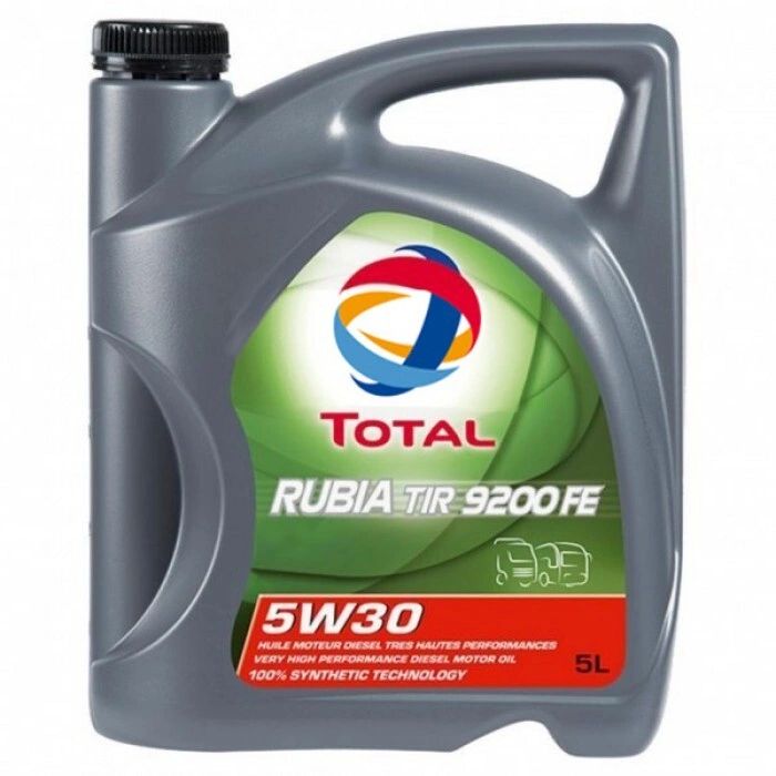 Моторное масло для дизелей (тяжелая техника) TOTAL RUBIA TIR 9200 FE 5W30 5L замена номеру