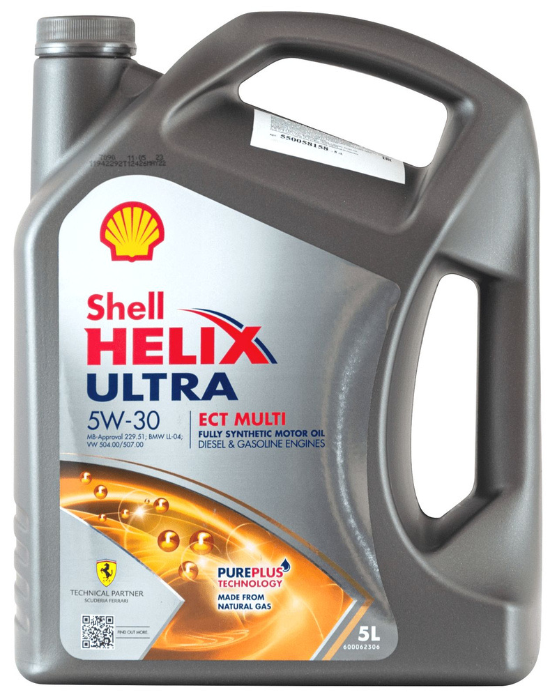 Моторное масло Shell Helix Ultra ECT Multi 5W30 5л