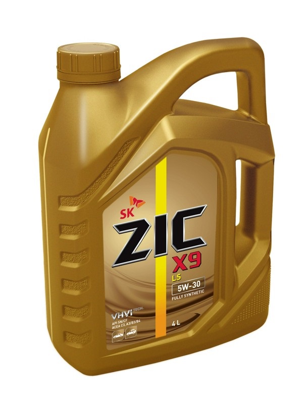 ZIC X9 LS 5W30 (4L) масло мотор. синт.API SN/CF, ACEA C3, MB 229.51, VW 505.00/505.01, Dex