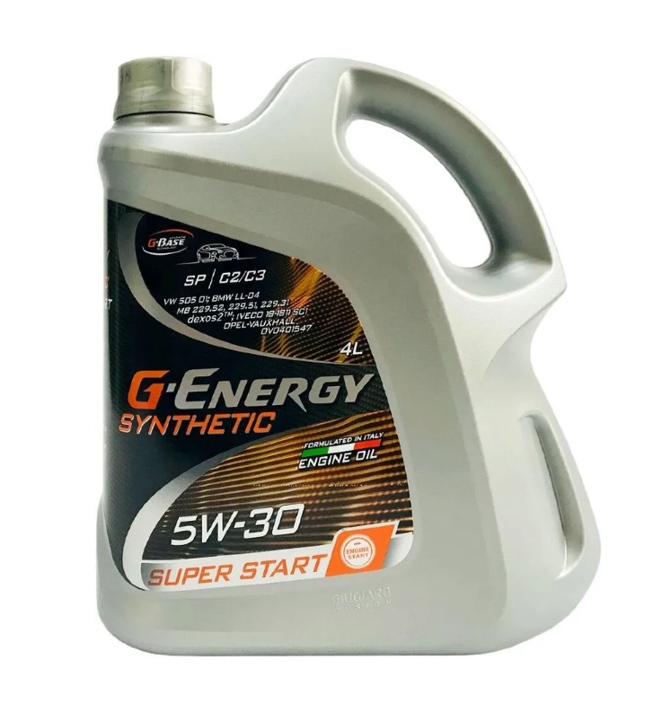 Моторное масло Gazpromneft синтетическое SUPER START 5W30 4л