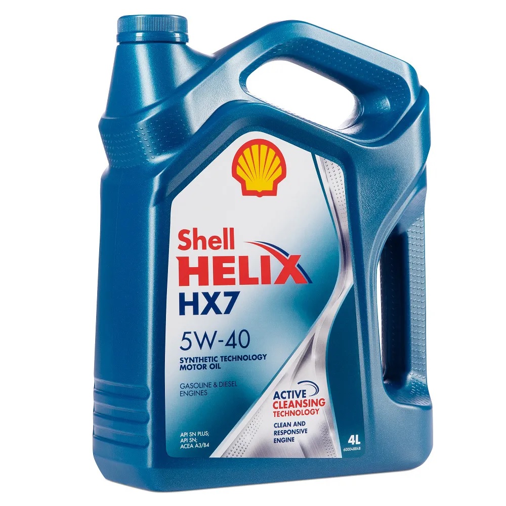 Моторное масло Shell Helix HX7 5w40 4л