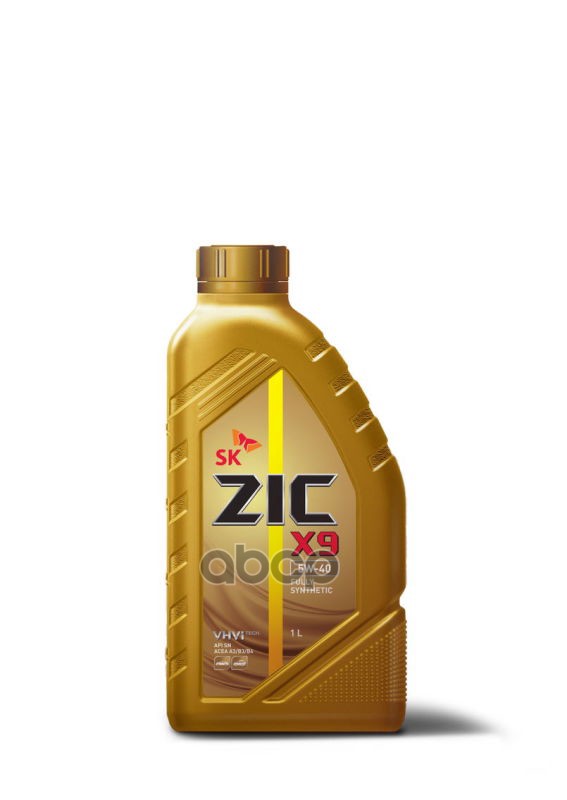 Масло моторное ZIC X9 5W-40 синтетическое 1 л 132000