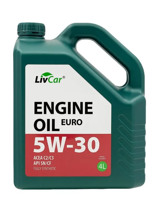 Масло моторное 5W-30 LivCar Engine Oil EURO 5W-30 ACEA C2/3 API SN/CF (4л х 4)