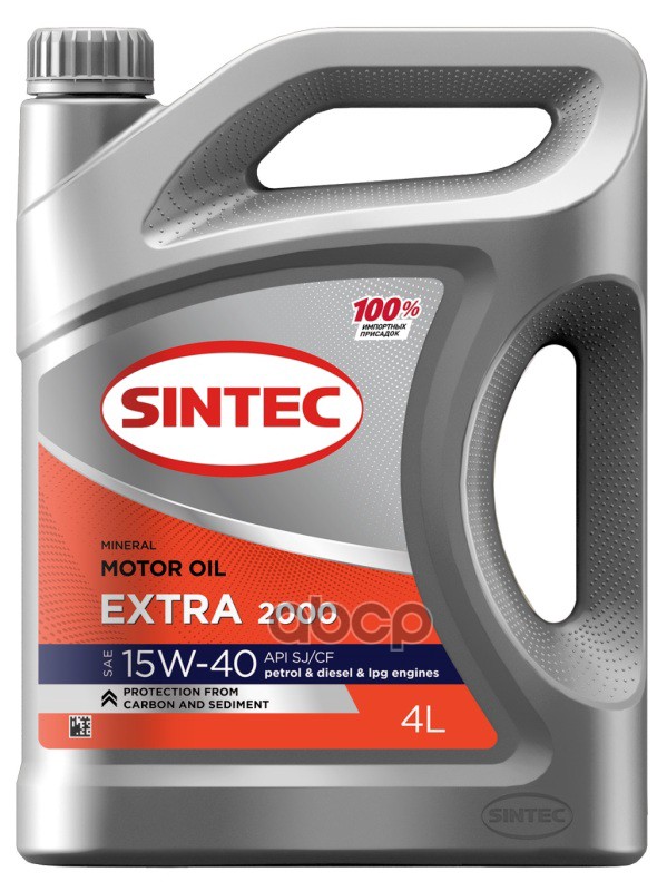 SINTEC Масло Моторное Минеральное 15W-40 4 Л. Масло Моторное Минеральное 15W-40 4 Л.