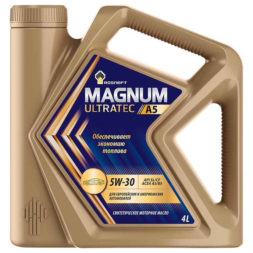 Масло Rosneft  5W30 Magnum Ultratec A5 Api Sl/Cf 4+1Л Син Акция Rosneft арт. 202304