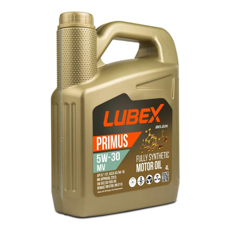Моторное масло LUBEX синтетическое PRIMUS MV 0W40 CF/SN A3/B4 1л