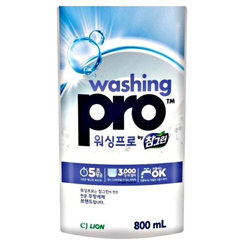Lion Жидкость для мытья посуды Washing pro сменный блок, 1.2 л
