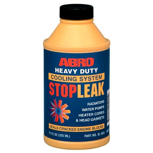 Универсальный герметик для ремонта автомобиля ABRO SL-624, 325 мл желтый