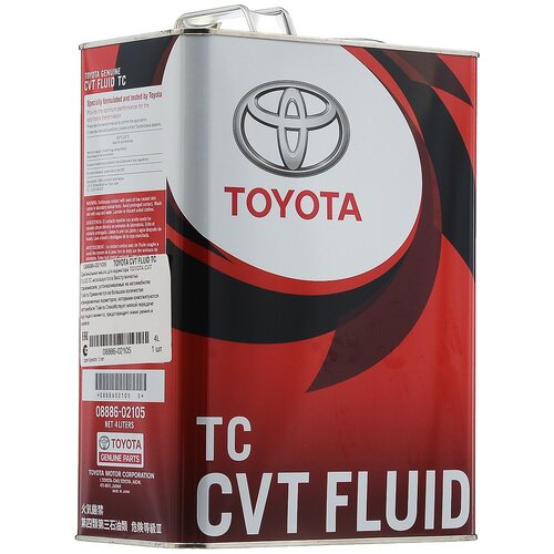 Масло трансмиссионное TOYOTA CVT Fluid TC, 4 л