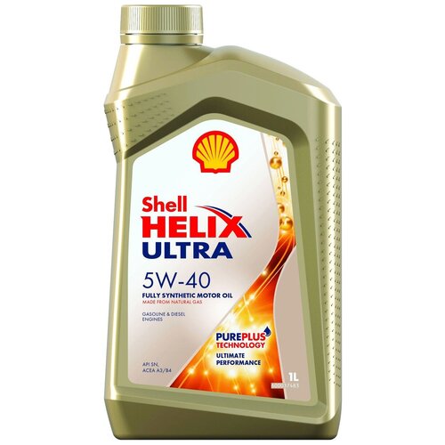 Синтетическое моторное масло SHELL Helix Ultra 5W-40, 4 л
