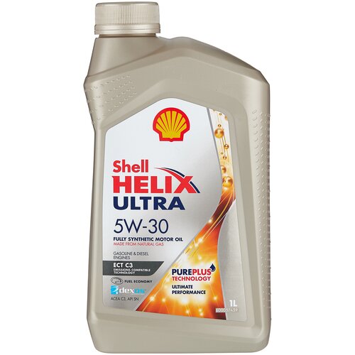 Синтетическое моторное масло SHELL Helix Ultra ECT C3 5W-30, 4 л