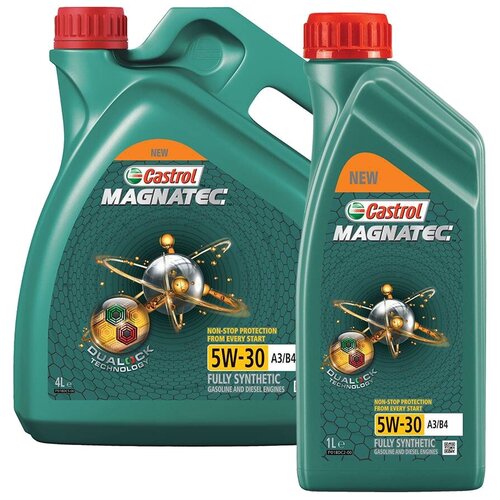 Синтетическое моторное масло Castrol Magnatec 5W-30 А3/В4 DUALOCK, 4 л