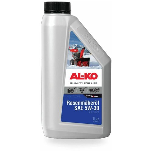 Масло для садовой техники AL-KO 4 Stroke Rasenmäheröl SAE 5W-30 SJ/CF, 1 л